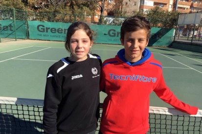 Laia Larrosa y Àlex Orán, al Estatal de tenis