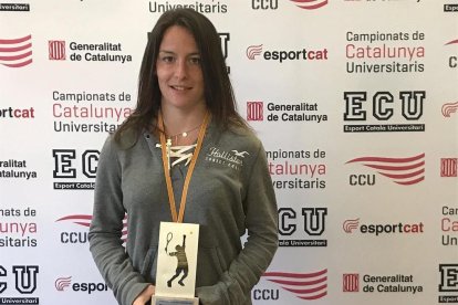 Ares Llobera, campeona de Catalunya universitaria