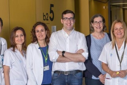 L’equip que ha participat en l’estudi de l’atenció a pacients amb malaltia pulmonar obstructiva crònica.