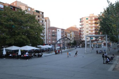 Imatge de la plaça Constitució.