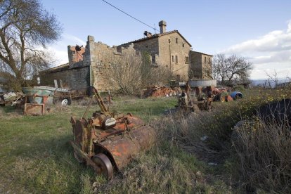 La masia de La Vila, una de les que recuperarà Llanera i, per tant, el municipi de Torà.