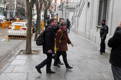 Boya, a la seua arribada aquest matí al Tribunal Suprem.