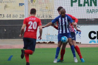 Hassen, jugador que recibió los insultos el domingo en Balaguer.