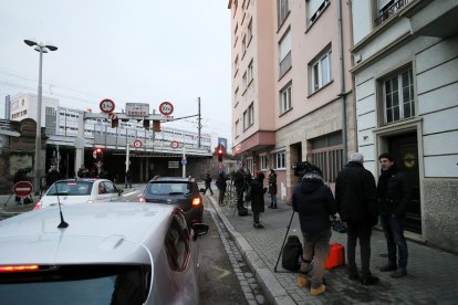 Lugar donde fue abatido el terrorista en Estrasburgo.