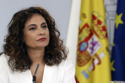 Imatge d’arxiu de María Jesús Montero, ministra d’Hisenda.