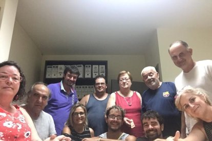 Els membres de la nova entitat L’Afany, que s’ha constituït a Puigverd de Lleida.