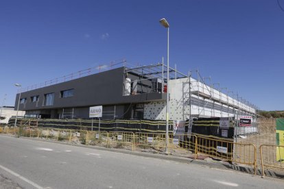 L’estat actual de la construcció de l’hospital veterinari per a la UdL a Torrelameu.