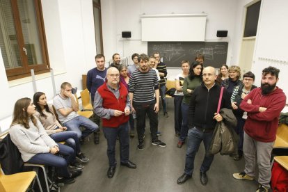 Associats de la UdL es van reunir ahir en assemblea al Rectorat.