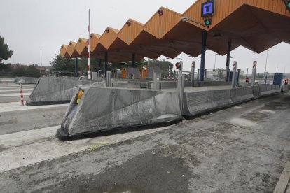 Imatge d’arxiu del peatge de l’autopista AP-2 a Albatàrrec.