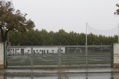 Aspecto que presentaba el domingo el campo de la UE Gardeny.