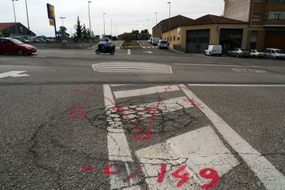 La rotonda de la zona de la Cissa, al centre de Solsona.