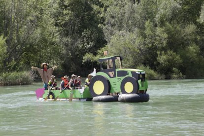 Barca ‘La Ramona’ en un moment del recorregut.