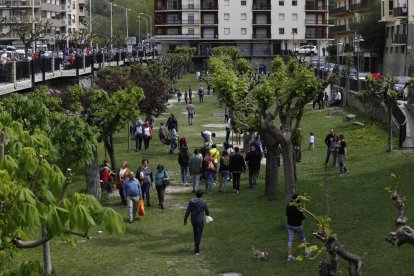 Imatge d’arxiu del parc del Riuet de Sort.