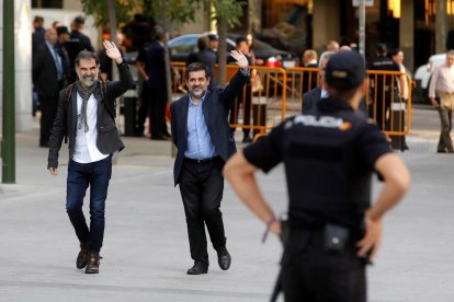 Jordi Sànchez y Jordi Cui