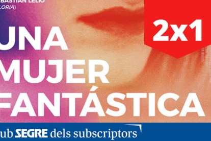 Cartell de la pel·lícula 'Una mujer fantástica' de Sebastián Lelio.