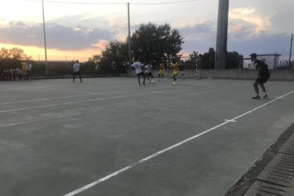 Uno de los partidos que tuvieron lugar en el marco del torneo.