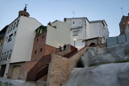 Fotografía del ‘Mirador La Carnisseria’, inaugurado ayer en Almenar.