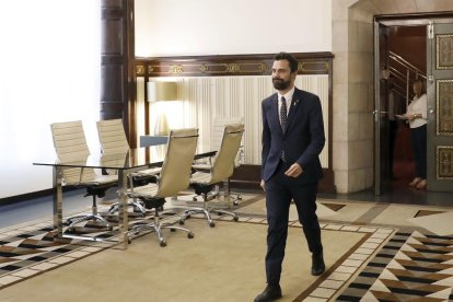 El president del Parlament, Roger Torrent.