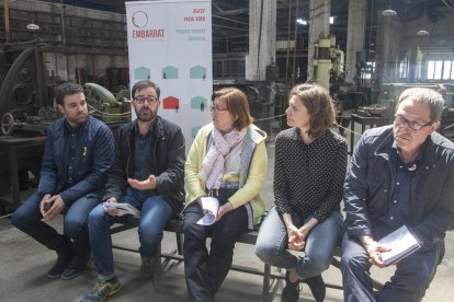 Un momento de la presentación en Cal Trepat. El presupuesto del festival es de 26.000 euros.