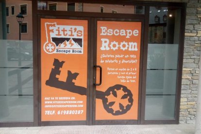 Entrada a l’‘escape room’ de Vielha.