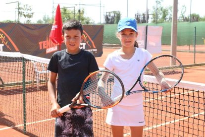 Pol Puig y Neus Torné durante el torneo.