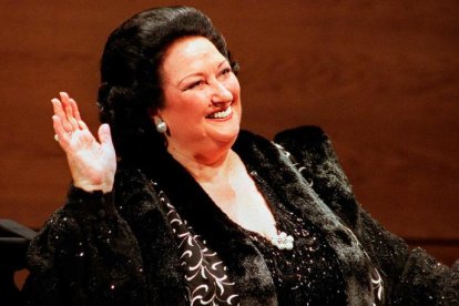 La soprano Montserrat Caballé, que va morir fa poc.