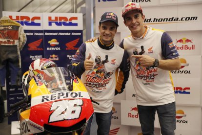 Marc Màrquez se despide este fin de semana de su compañero Dani Pedrosa.