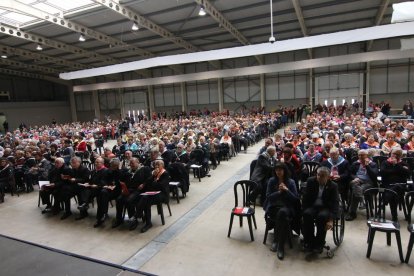 Un total de 1.200 voluntarios asistieron al acto celebrado ayer en los Camps Elisis de Lleida.