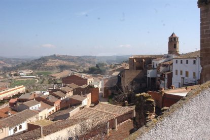 Vista del pueblo del Albagès.