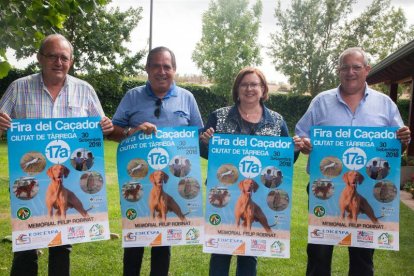 Presentación de la Fira del Caçador de Tàrrega ayer. 