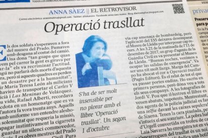 Captura de l'article d'Anna Sàez