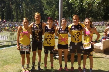 Sis medalles per al Tri-4.40 a l’Estatal de duatló i triatló cros