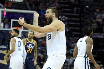 Marc Gasol, con un doble-doble, lleva a la victoria a los Grizzlies 