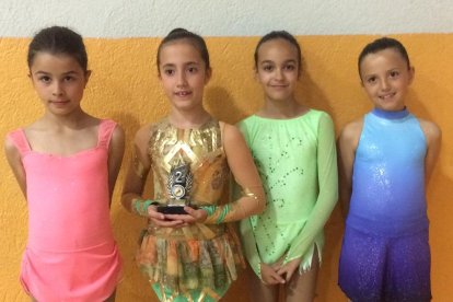 Tres podios del Lleida Patinatge en La Seu