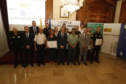 Un momento del acto celebrado ayer en la subdelegación.