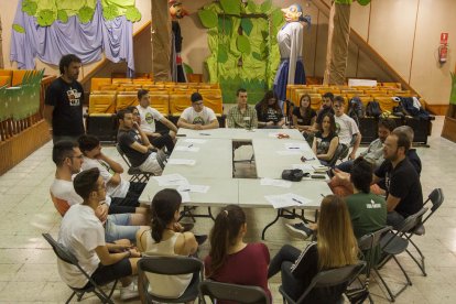 Un moment de l’assemblea celebrada ahir a Maldà.