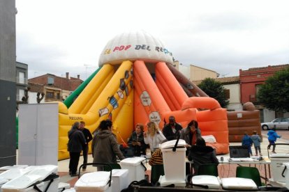 La Festa del Reciclatge que es va celebrar ahir a Alfarràs.