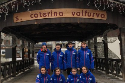 A la imatge, la selecció catalana que va anar a la prova de Santa Catarina, majoritàriament lleidatans.