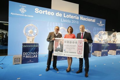 El acto de presentación del sorteo de Lotería.