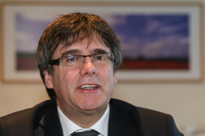 Carles Puigdemont a Brussel·les.