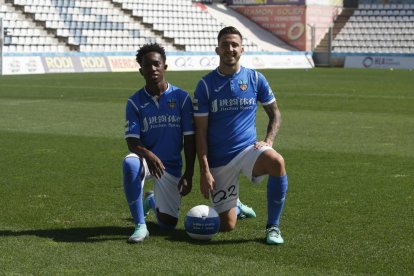 Josimar Quintero i Jaime Almagro, durant la seua presentació.