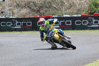 David Giménez, el mejor leridano en el Europeo de Supermoto