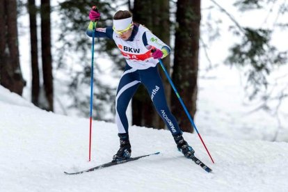 María Iglesias, durante una de las pruebas este año de la Copa de Europa.