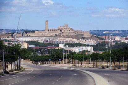 Imatge del vial d’accés actual a la zona de Torre Salses.