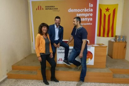 Teresa Jordà, Engelbert Montalà i Bernat Solé.