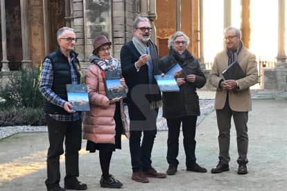 L'acte de presentació del dossier definitiu de la candidatura del Turó de la Seu Vella a Patrimoni de la Humanitat.