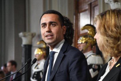 Imatge de dilluns passat del líder del Moviment Cinc Estrelles (M5S), Luigi di Maio.