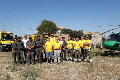 Un equipo de prevención de la campaña de la siega.