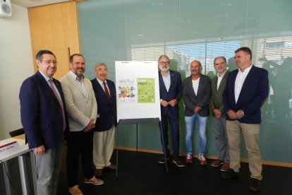 Presentació de la 64 edició de la Fira, ahir a la Llotja.