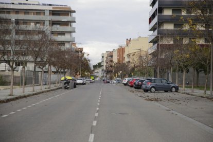 Vista general de l’avinguda de Fontanet, a la Bordeta.